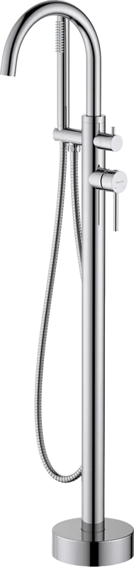 Напольный смеситель для ванны с душем AQUATEK Европа AQ1345CR, хром Sancos — официальный сайт