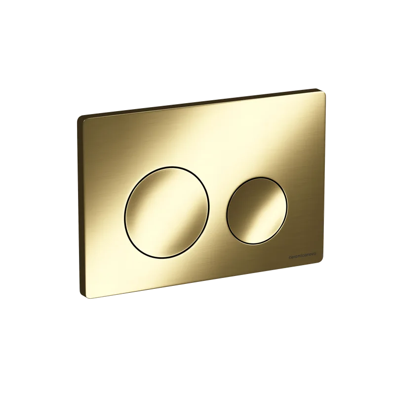 Кнопка смыва Ceramicanova Balance Circle CN12-001BG брашированное золото Sancos — официальный сайт
