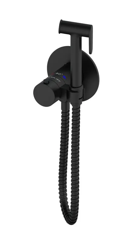 Гигиенический душ Wonzon & Woghand WW-88829909-MB со смесителем, С ВНУТРЕННЕЙ ЧАСТЬЮ, матовый черный Sancos — официальный сайт