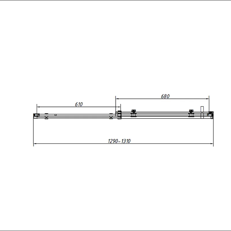 Душевой уголок Vincea Como-N VSR-4CN8013CGB 130х80 см, профиль матовый черный, стекло тонированное с Sancos — официальный сайт