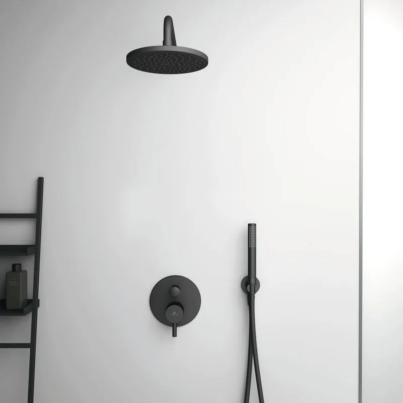 Встраиваемый смеситель Ideal Standard Ceraline A6939XG С ВНУТРЕННЕЙ ЧАСТЬЮ, черный Sancos — официальный сайт