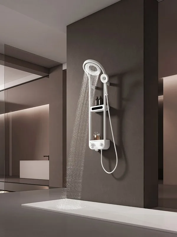 Душевая стойка AQUAme AQM8004W, белая Sancos — официальный сайт