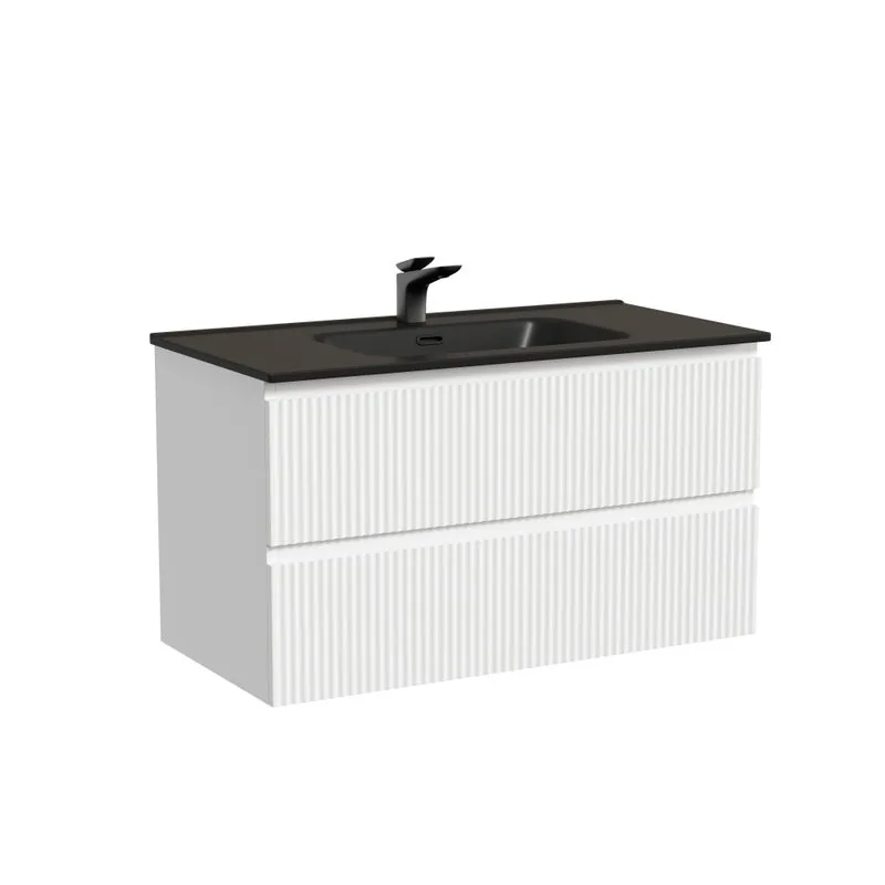 Тумба с раковиной Sancos Snob R 90 bianco, раковина CN7002MB Sancos — официальный сайт