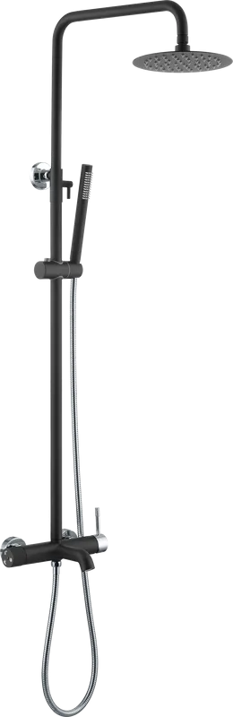 Душевая стойка Boheme Uno 468-BCR, black chrome Sancos — официальный сайт