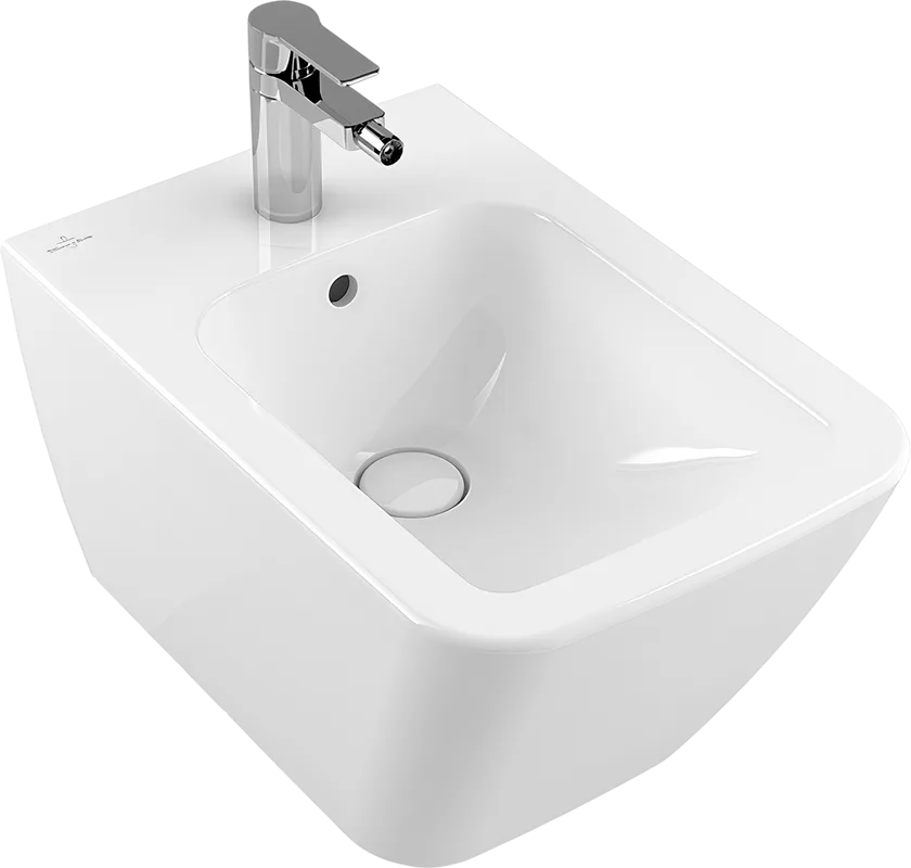Биде подвесное Villeroy & Boch Finion 446500R1 alpin, ceramicplus Sancos — официальный сайт
