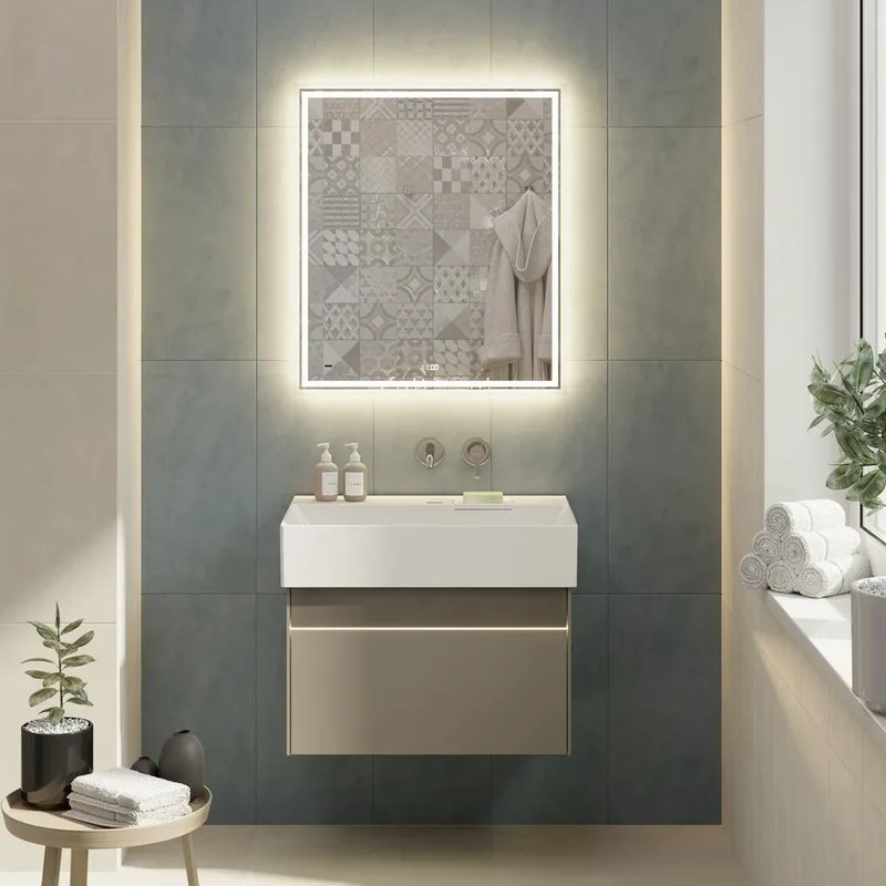 Тумба под раковину без столешницы KERAMA MARAZZI Logica 70 подвесная, песчаная Sancos — официальный сайт