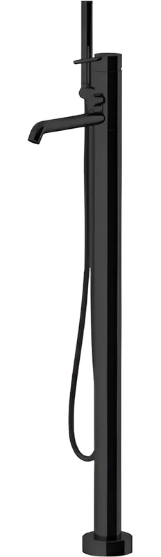 Напольный смеситель для ванны с душем Gattoni Circle Two 9108/91NO, nero opaco Sancos — официальный сайт