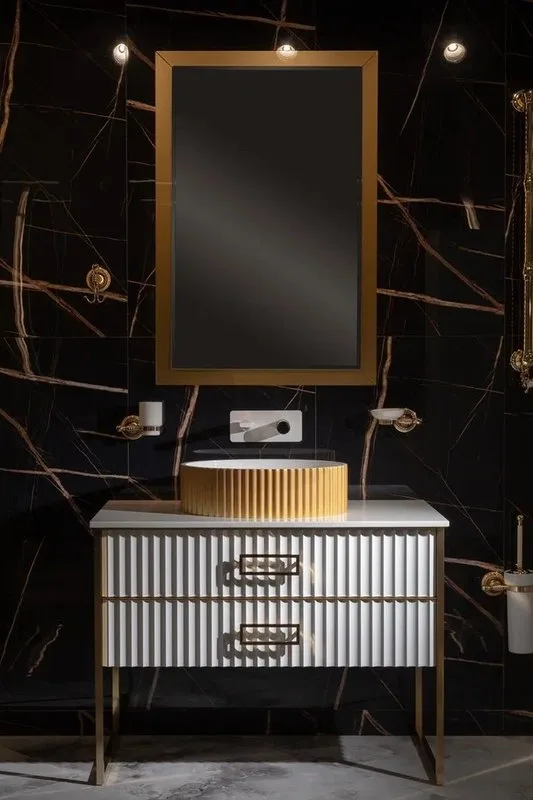 Зеркало Armadi Art Vallessi Dolce 105х70 gold Sancos — официальный сайт