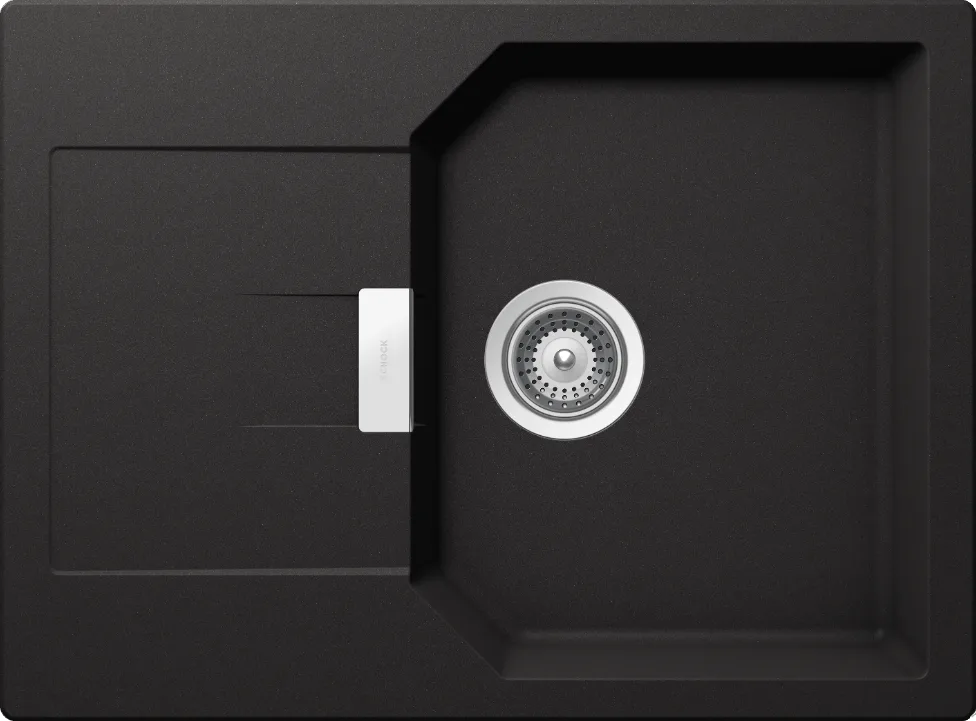 Мойка кухонная Schock Manhattan 45D Cristalite неро Sancos — официальный сайт