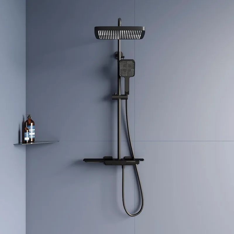 Душевая стойка RGW Shower Panels SP-34-B, черная Sancos — официальный сайт