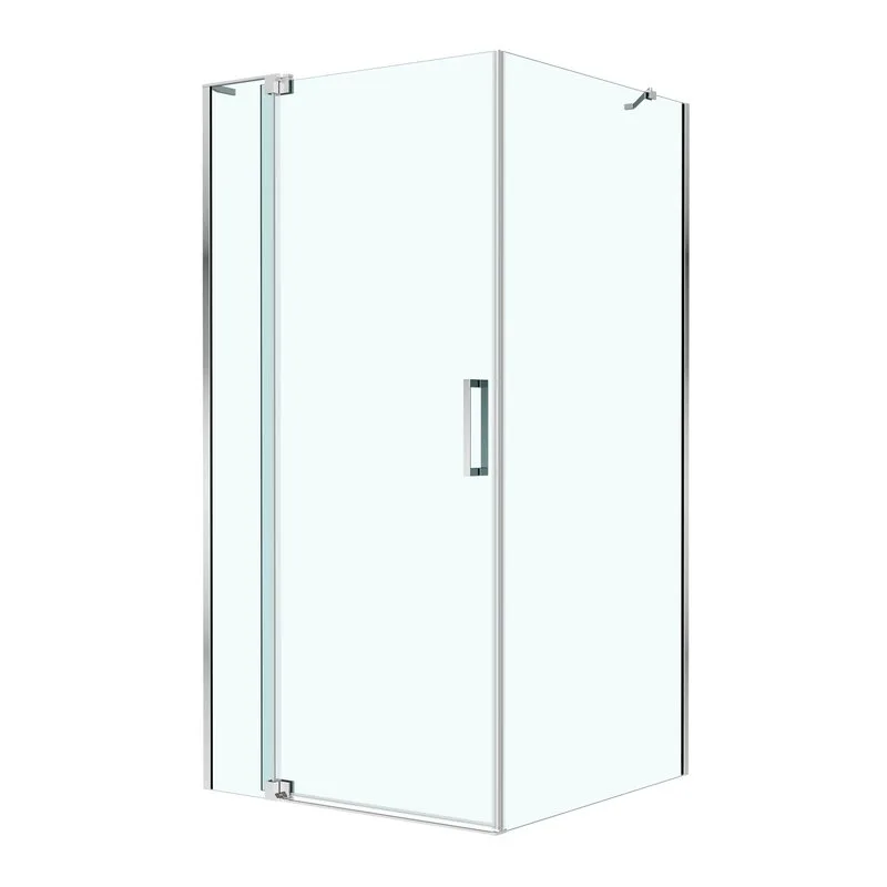 Душевой уголок Cezares Slider SLIDER-AH-1-90-100/110-C-Cr 90х110 см, профиль хром, стекло прозрачное Sancos — официальный сайт