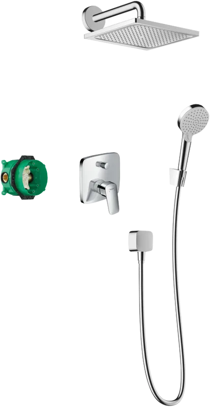 Душевой комплект Hansgrohe Crometta E 27957000 Sancos — официальный сайт