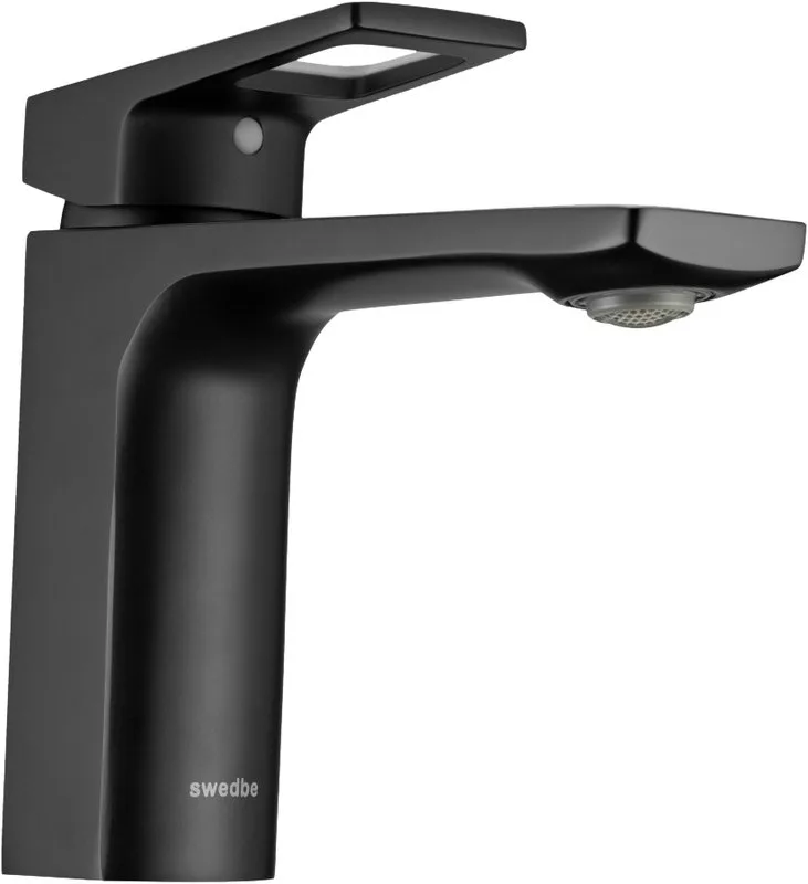 Смеситель для раковины Swedbe Kronos 2010B черный матовый Sancos — официальный сайт