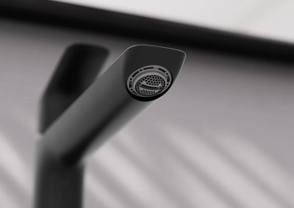 Смеситель для раковины Hansgrohe Logis 110 Fine 71251670 матовый черный Sancos — официальный сайт