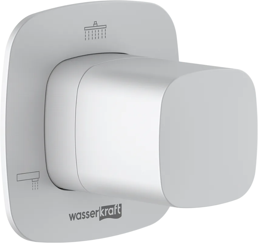Душевой комплект Wasserkraft Saale A9551.267.316.146.254.328.156.155, С ВНУТРЕННЕЙ ЧАСТЬЮ, белый Sancos — официальный сайт