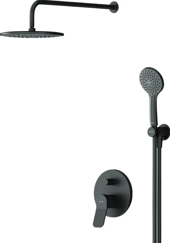 Душевой комплект AM.PM X-Joy FB85A1RH02, С ВНУТРЕННЕЙ ЧАСТЬЮ, для душа, чёрный Sancos — официальный сайт