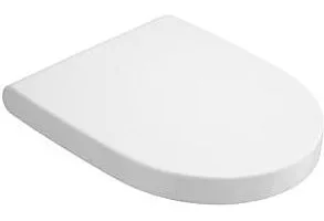 Крышка-сиденье Villeroy & Boch Subway 2.0 9M69 S101 с микролифтом, петли хром Sancos — официальный сайт