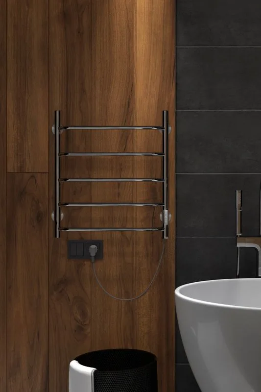 Полотенцесушитель электрический Indigo Roof Lux LCRLE60-50Rt серебристый Sancos — официальный сайт