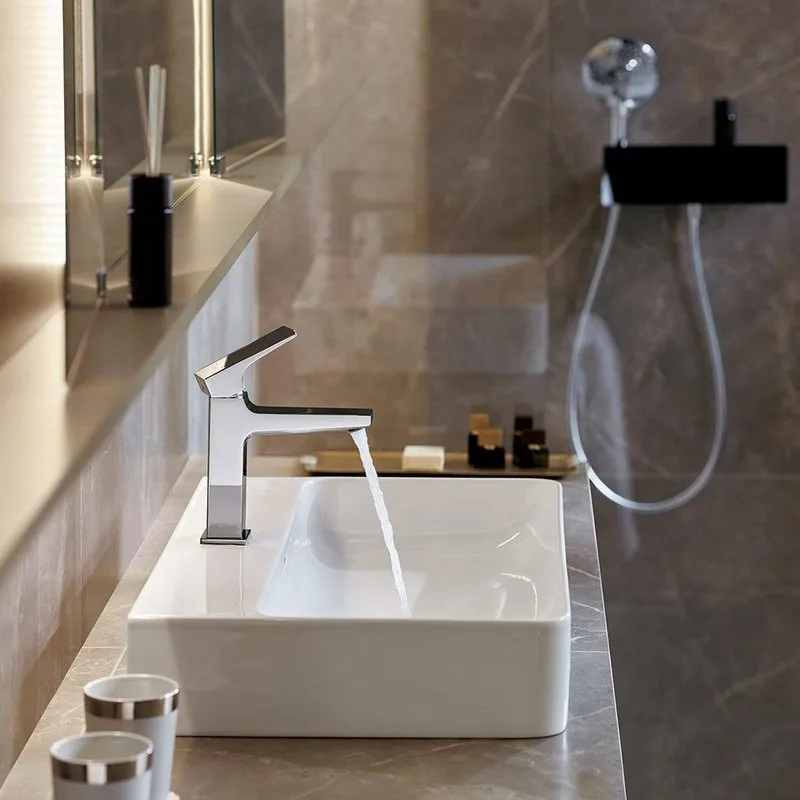 Смеситель для раковины Hansgrohe Metropol 32500000 с донным клапаном Push-Open Sancos — официальный сайт