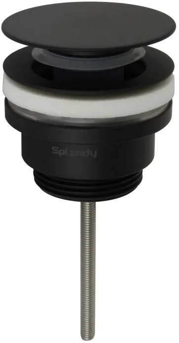 Донный клапан для раковины Splendy AA3071URMBM. незапираемый, черный матовый Sancos — официальный сайт