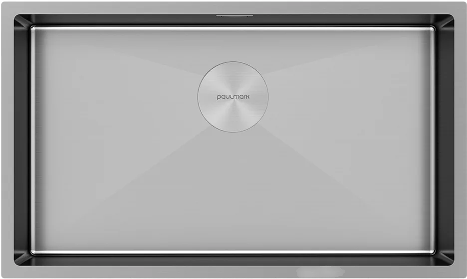 Мойка кухонная Paulmark Next PM217444-BS брашированная нержавеющая сталь Sancos — официальный сайт