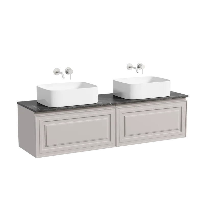 Тумба с раковиной Sancos Very 160 doha soft, столешница черный мрамор TT160A1, раковина CN6052 Sancos — официальный сайт