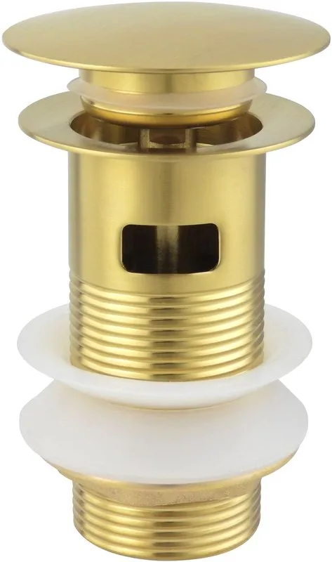 Донный клапан для раковины Allen Brau Priority 5.31023-GB, с переливом, брашированное золото Sancos — официальный сайт
