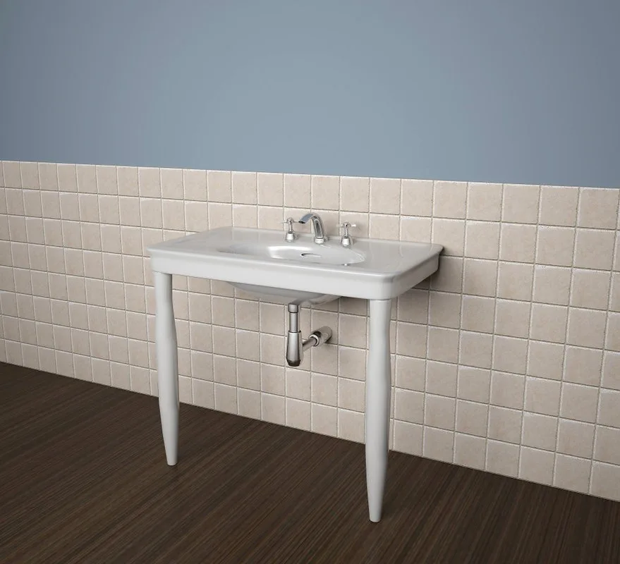Раковина Hatria Dolcevita Y0F001 100 см, белая Sancos — официальный сайт