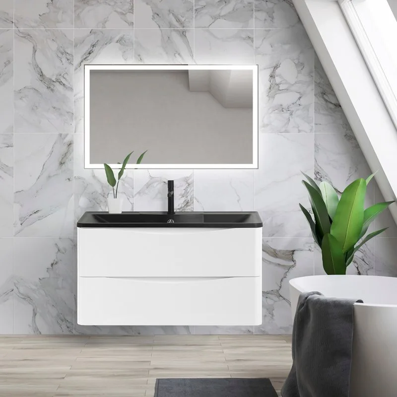 Зеркало BelBagno SPC-GRT-1000-600-LED-BTN Sancos — официальный сайт