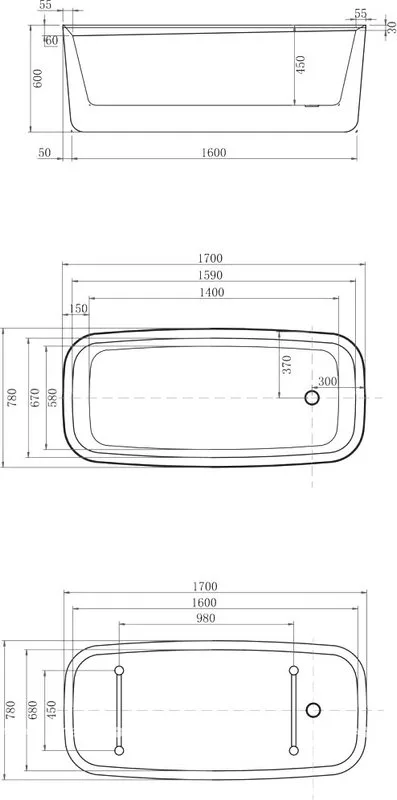 Акриловая ванна Allen Brau Infinity 3 170x80 см, отдельностоящая, белая, овальная, на ножках, со сли Sancos — официальный сайт