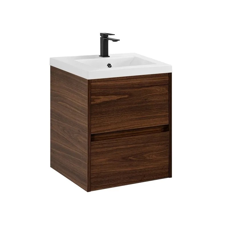 Тумба под раковину без столешницы Art&Max Family-M 40 подвесная, bourbon oak Sancos — официальный сайт