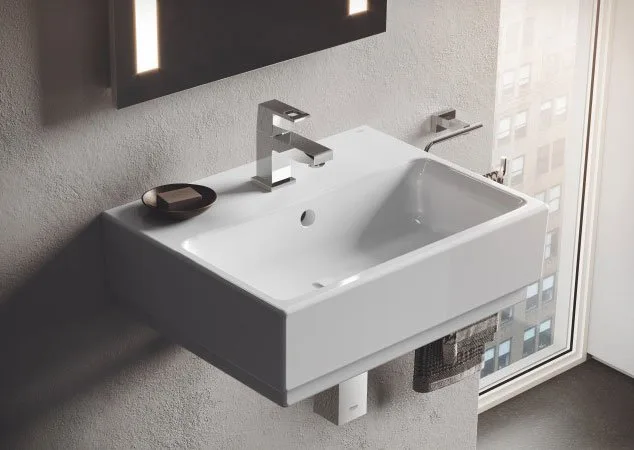Накладная раковина Grohe Cube Ceramic 3947400H Sancos — официальный сайт