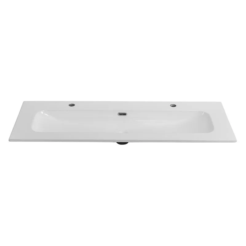 Мебельная раковина Cezares Eco CZR-8073-120-1-2 120 белая глянцевая Sancos — официальный сайт