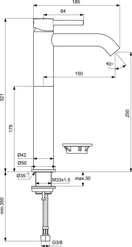 Смеситель для раковины Ideal Standard Ceraline BC269AA Sancos — официальный сайт