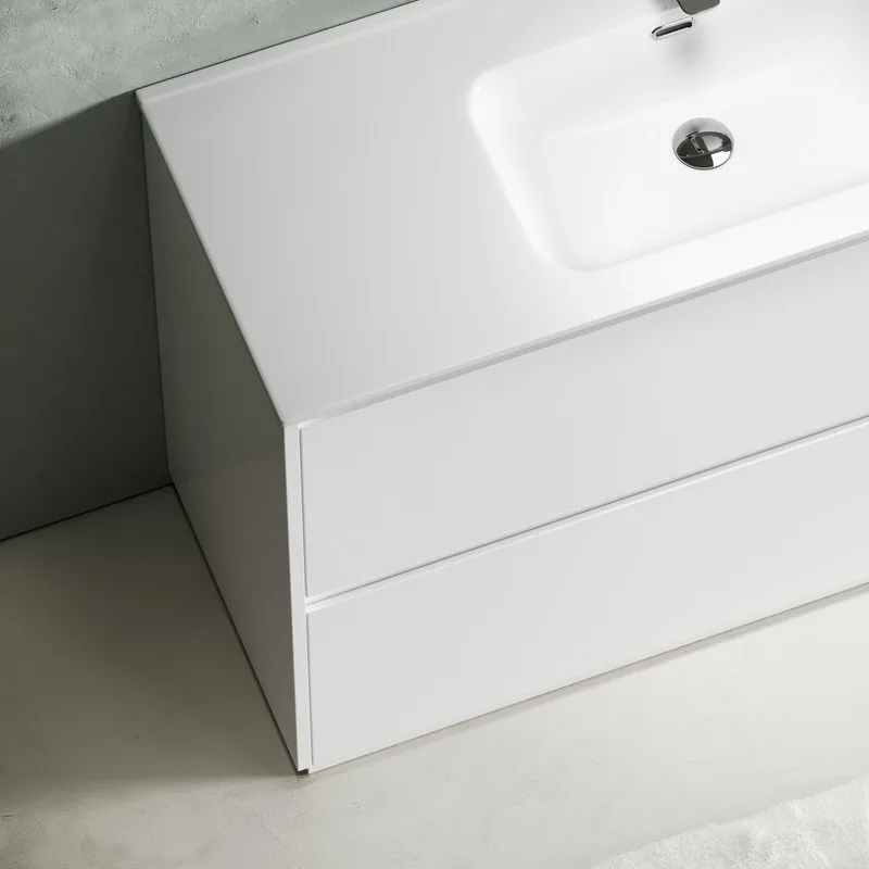 Тумба под раковину Sancos Libra Floor 120 напольный белый глянец, LB120F-1W Sancos — официальный сайт