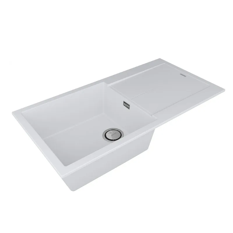 Мойка кухонная Paulmark Extensio 99 PM989950-WH white Sancos — официальный сайт