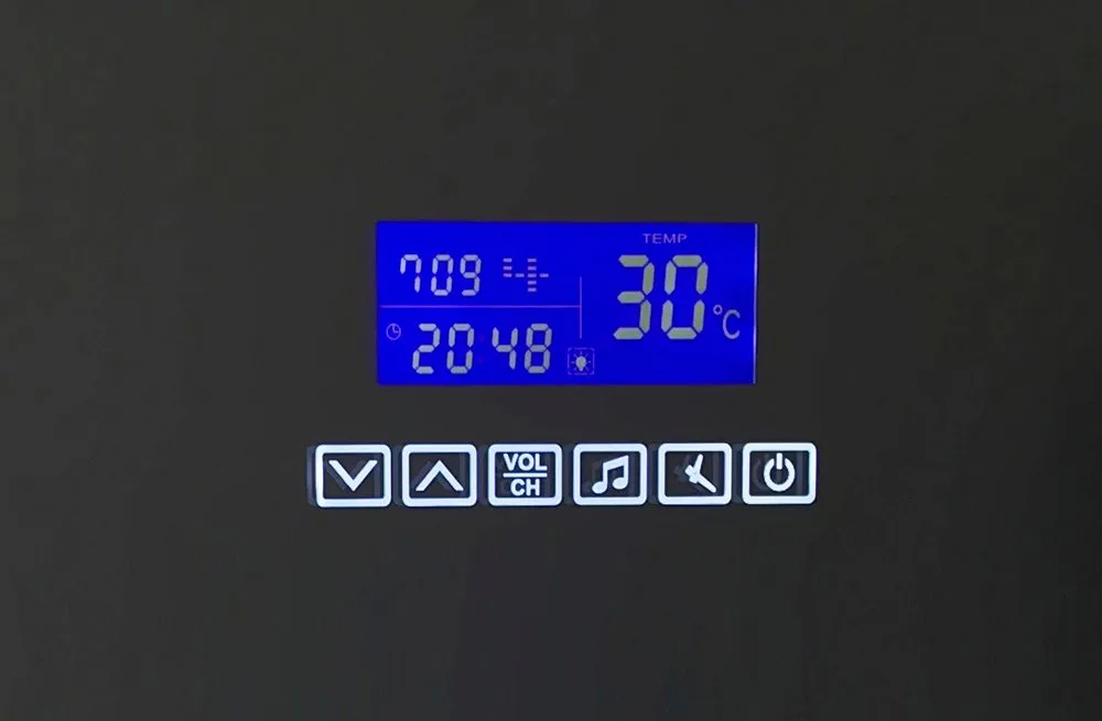 Зеркало круглое BelBagno SPC-RNG-700-LED-TCH-RAD с bluetooth, термометром и радио Sancos — официальный сайт