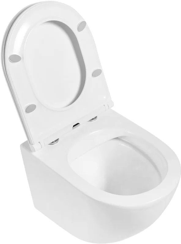 Унитаз подвесной BelBagno Sfera-r BB046CHR BB870SC с микролифтом, безободковый, глянцевый белый Sancos — официальный сайт