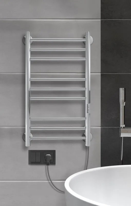 Полотенцесушитель электрический Indigo Line Trinity LСLTE80-40Rt серебристый Sancos — официальный сайт