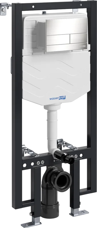 Система инсталляции для унитазов Wasserkraft Vils 56TLT.010.ME.BN04, с кнопкой смыва никель Sancos — официальный сайт