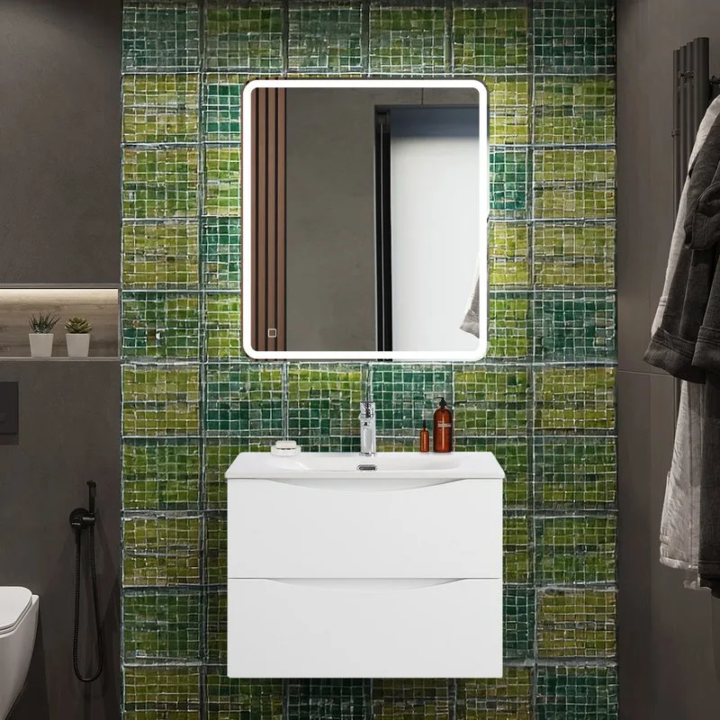 Тумба под раковину без столешницы BelBagno Marino-cer-n 70 подвесная, bianco opaco Sancos — официальный сайт