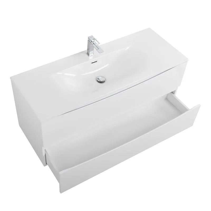 Тумба под раковину без столешницы BelBagno Marino-cer-n 120 подвесная, bianco lucido Sancos — официальный сайт