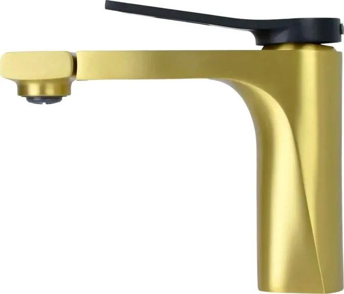 Смеситель для раковины Bronze de Luxe Element EL02XGB золото черный Sancos — официальный сайт