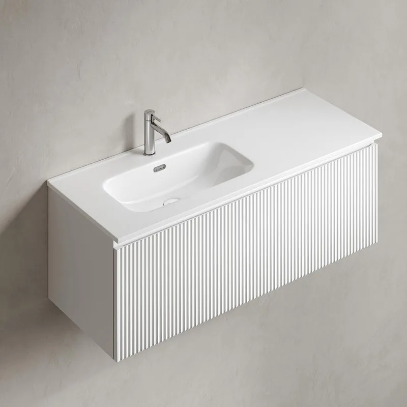 Тумба под раковину Sancos Snob R 1.0 120 подвесная Bianco (белый), SNR1.0120LW Sancos — официальный сайт