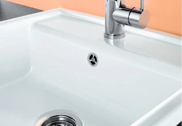 Мойка кухонная Blanco Panor белая глянцевая, одно отверстие Sancos — официальный сайт