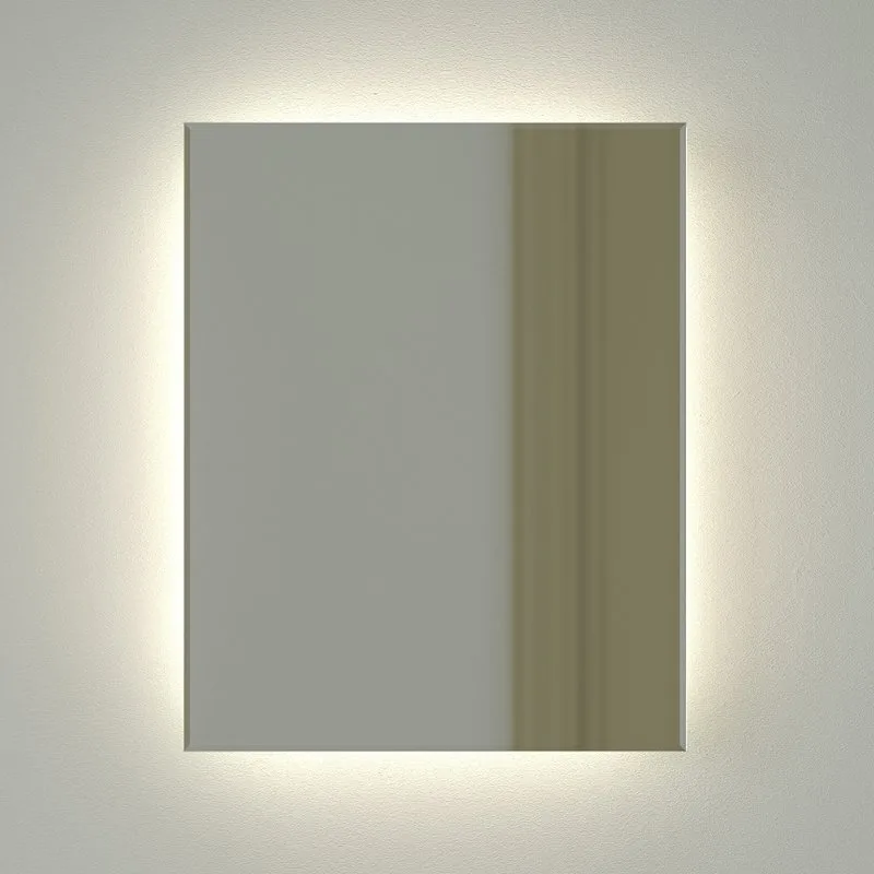 Зеркало Defesto Glow DF 2501 40х50 с LED-подсветкой, 4 500 K, без выключателя