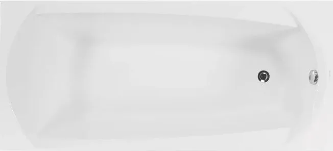 Акриловая ванна Vagnerplast Ebony VPBA170EBO2X-04 без опоры 170x75 см, пристенная, белая Sancos — официальный сайт