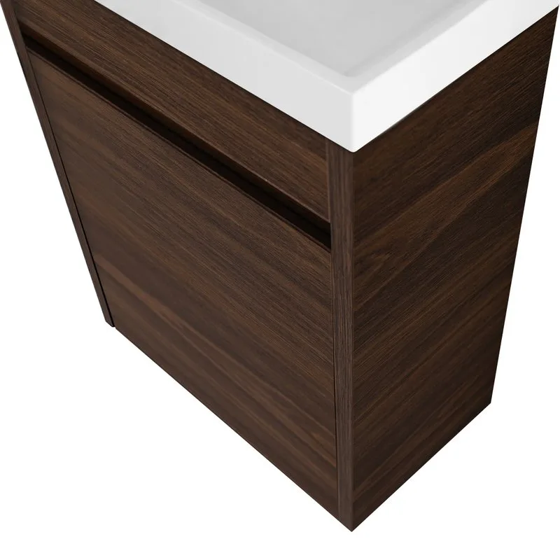 Тумба под раковину без столешницы Art&Max Family-M 40 подвесная, bourbon oak, с дверцей Sancos — официальный сайт