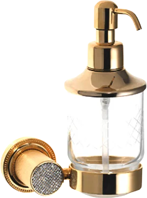 Дозатор Boheme Royal Cristal Gold подвесной Sancos — официальный сайт