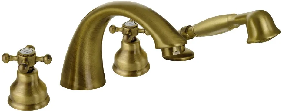 Смеситель на борт ванны Migliore Lady 18812, бронза Sancos — официальный сайт